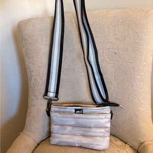 THINK ROYLN Black and Gray Crossbody Bag